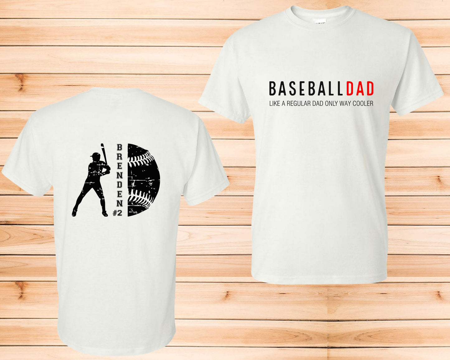 Baseball Dad Double Side