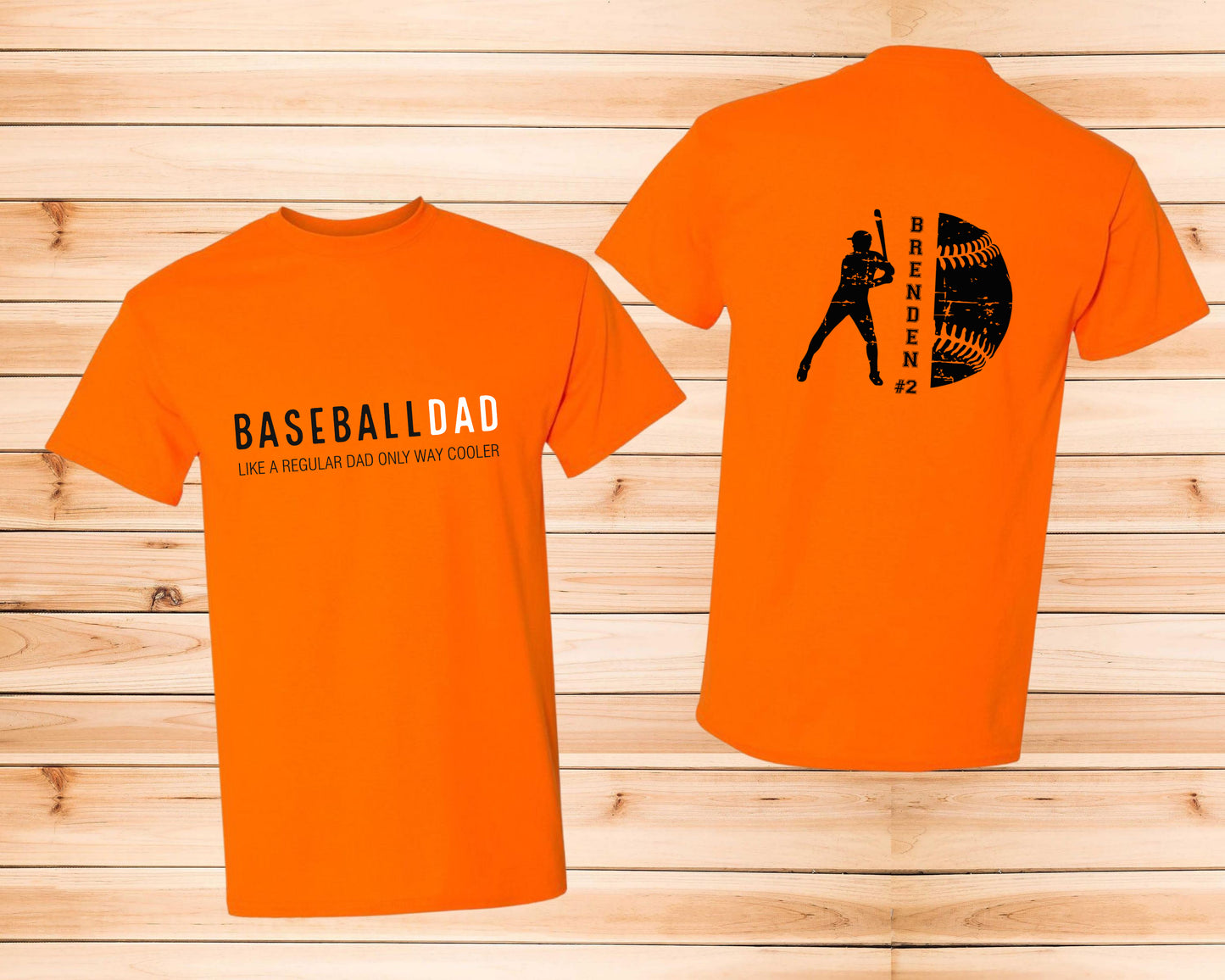 Baseball Dad Double Side