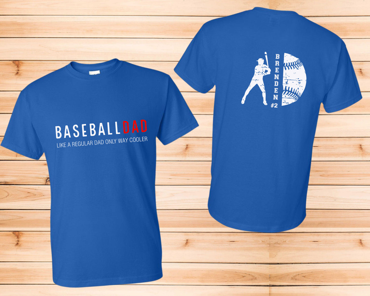 Baseball Dad Double Side