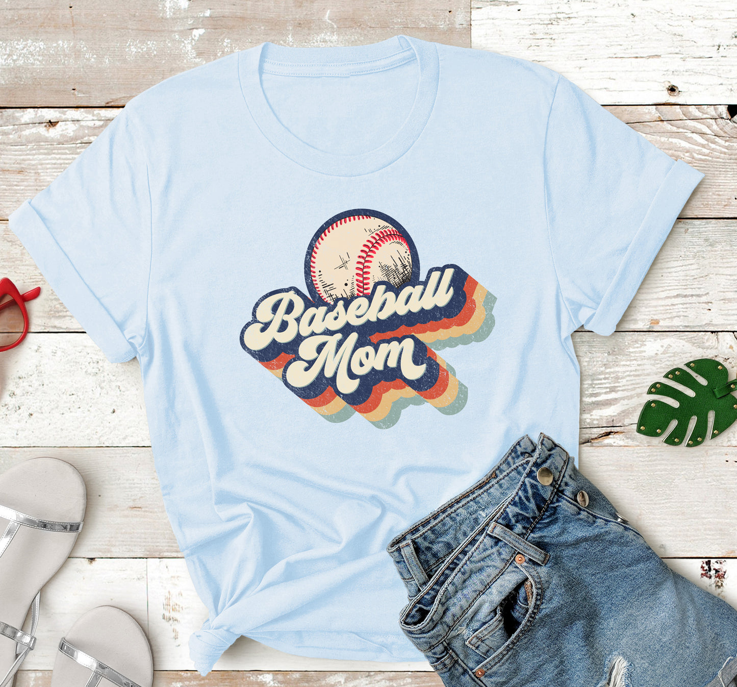 Retro Baseball Mom