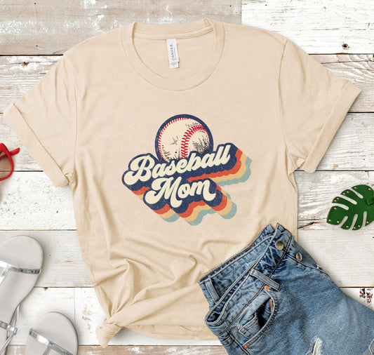 Retro Baseball Mom