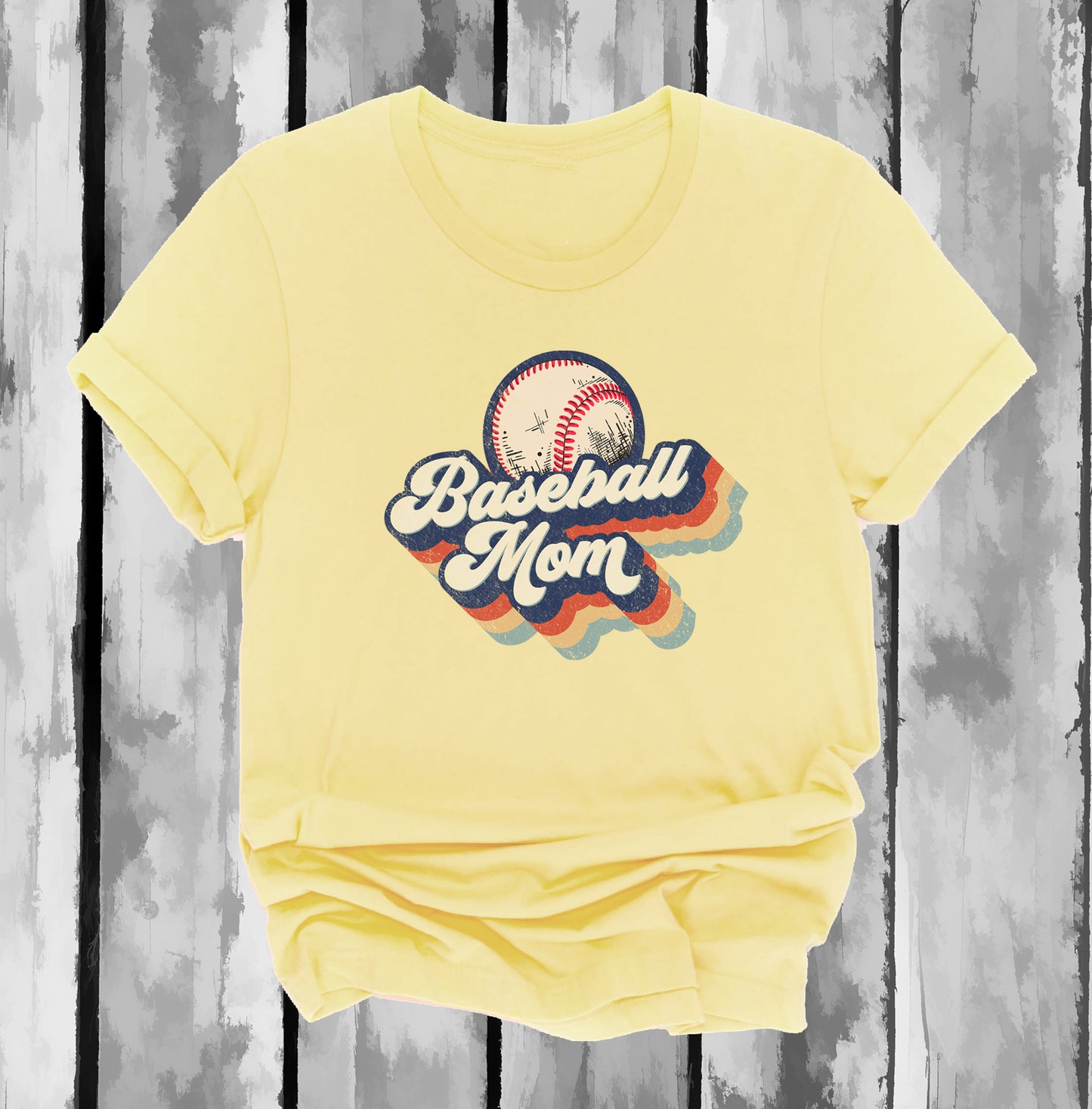 Retro Baseball Mom