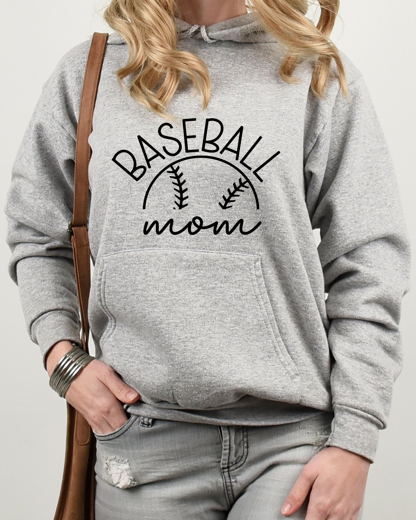 Baseball Mom Name on Sleeve