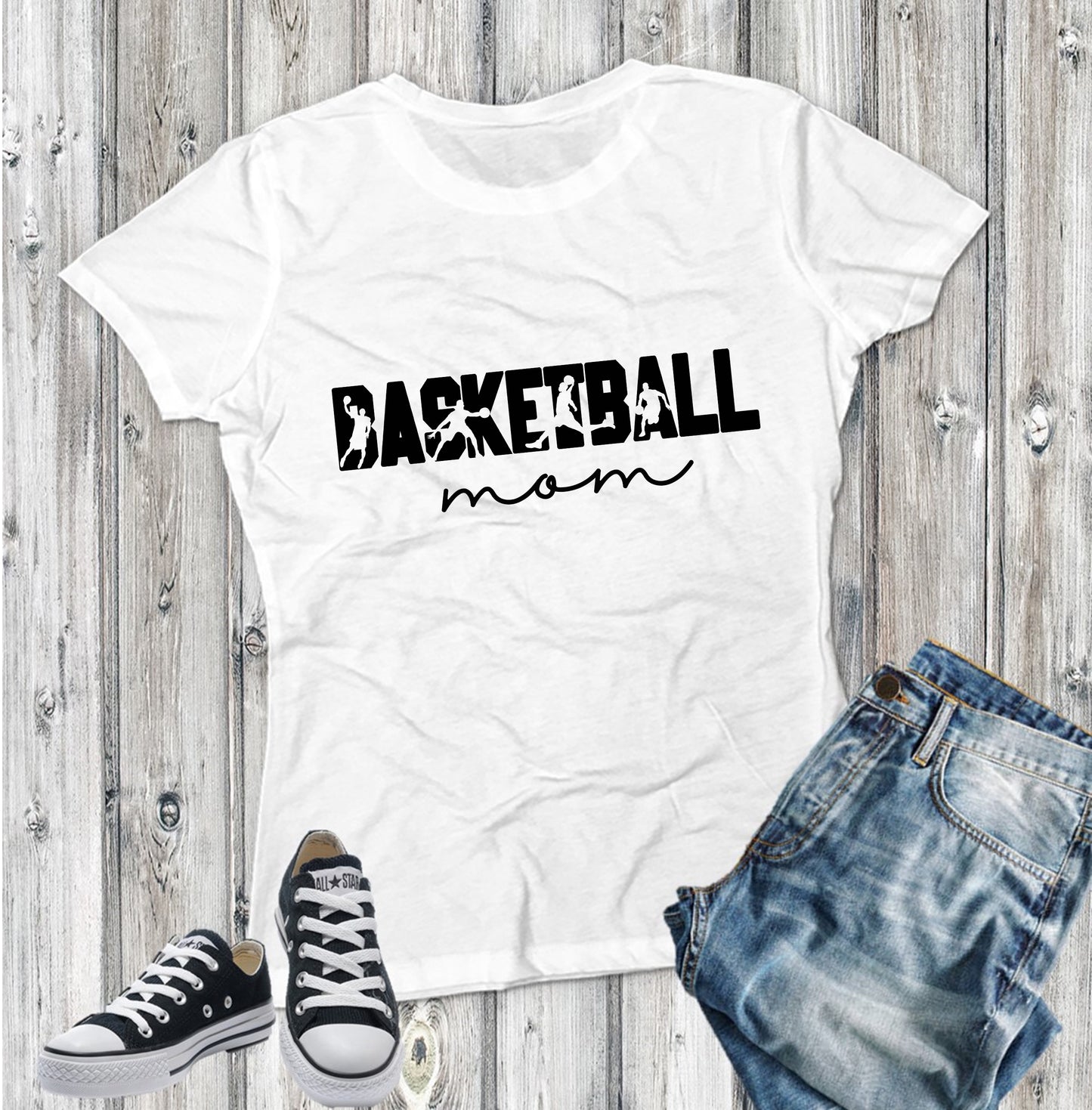 Basketball Mom Cutout Single Side