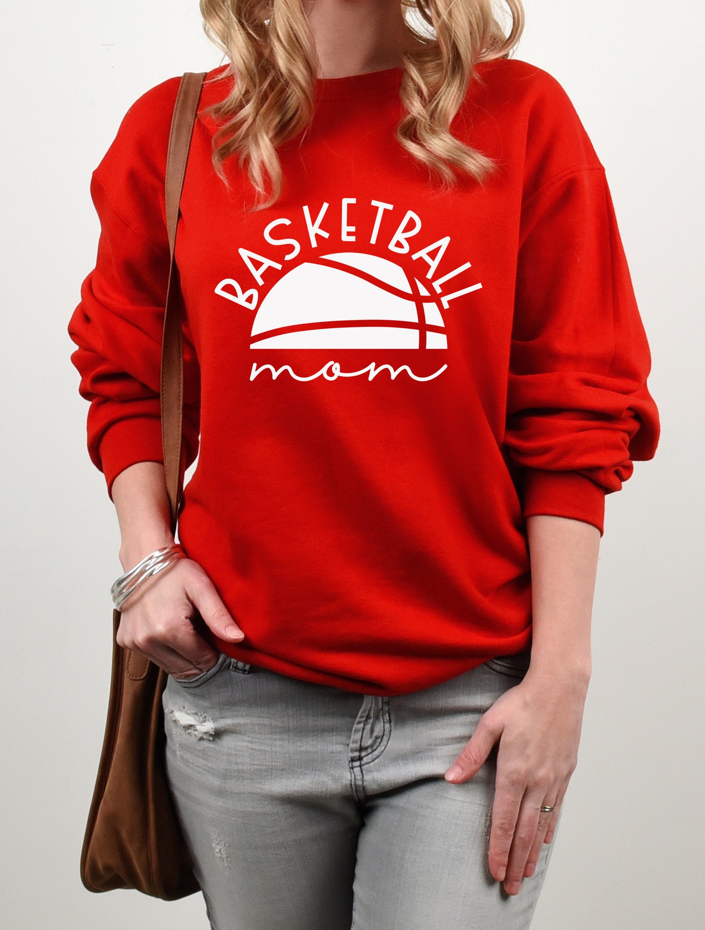 Basketball Mom Name on Sleeve