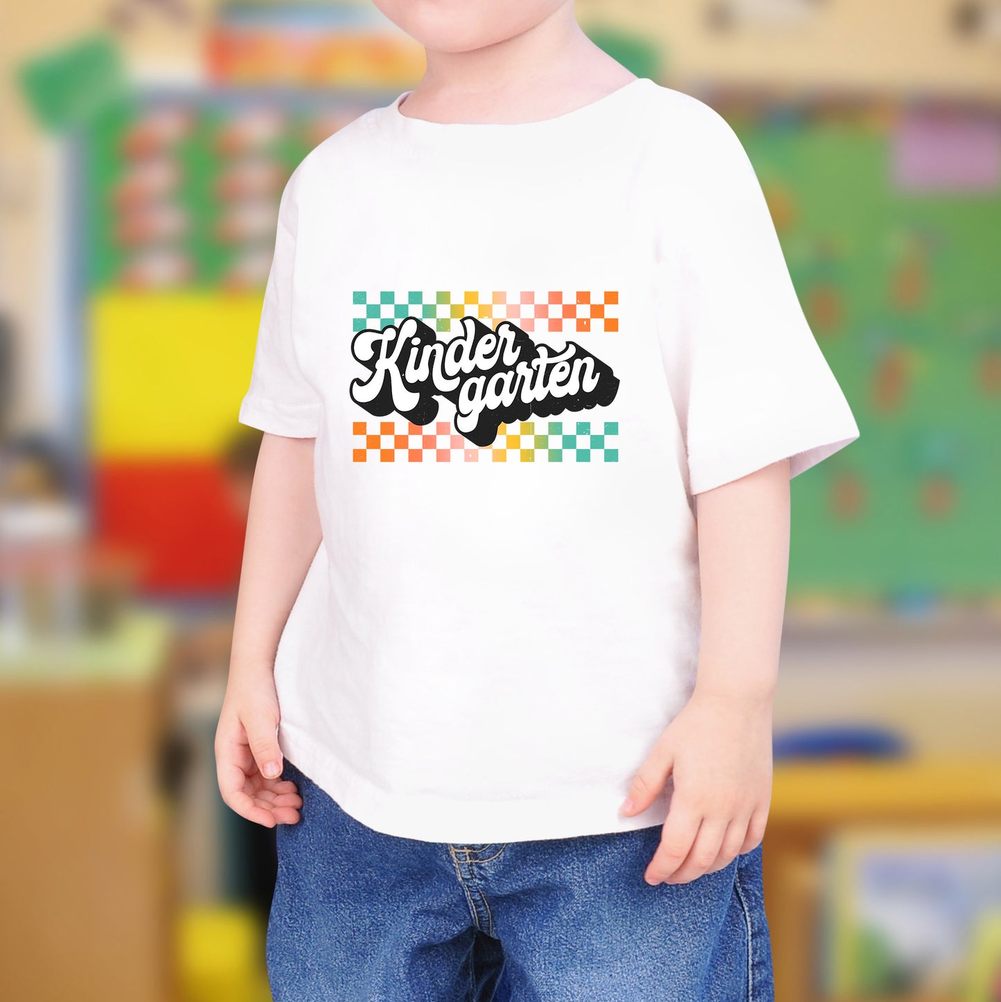 Back to School Grade School T-shirt Color Checker