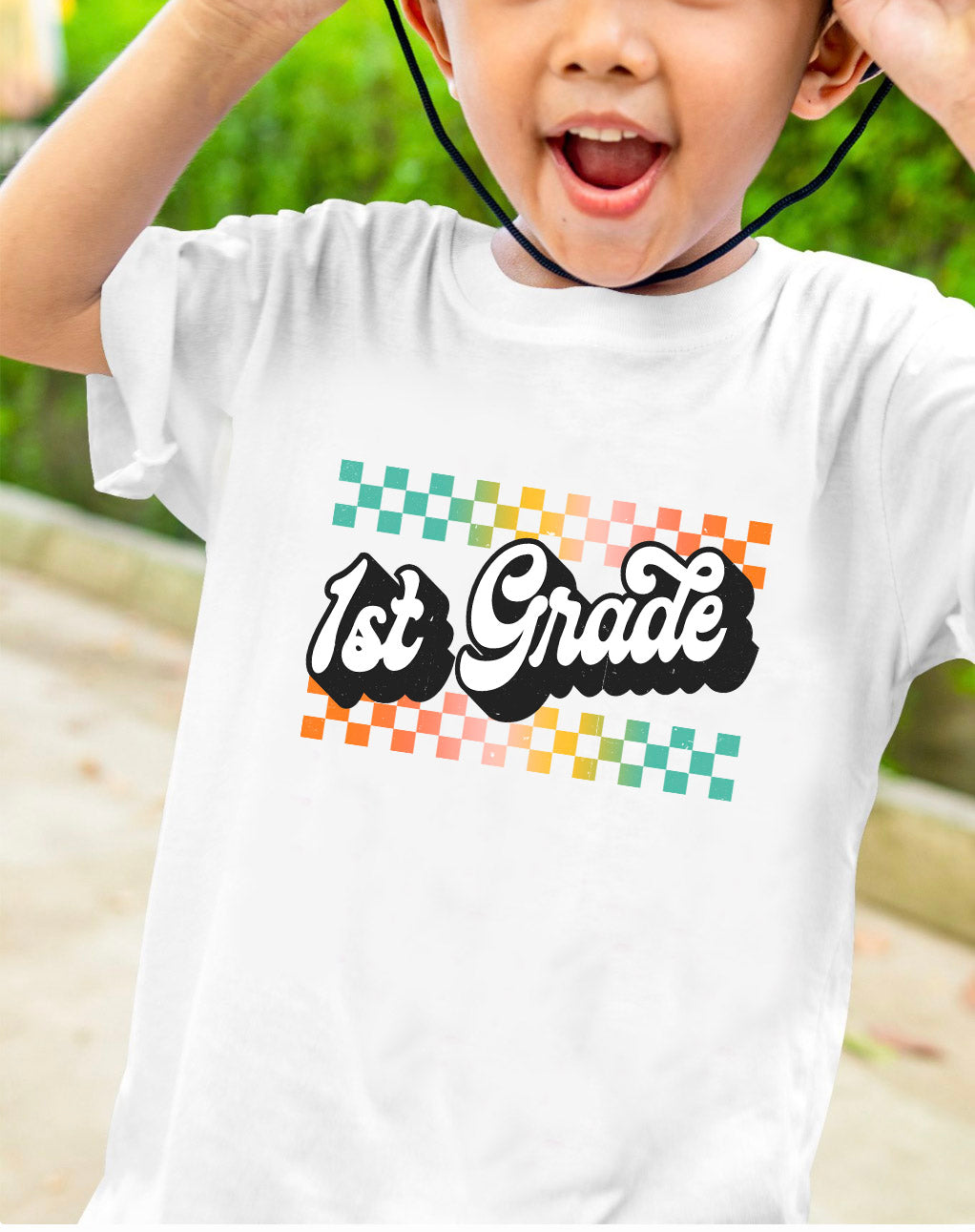 Back to School Grade School T-shirt Color Checker