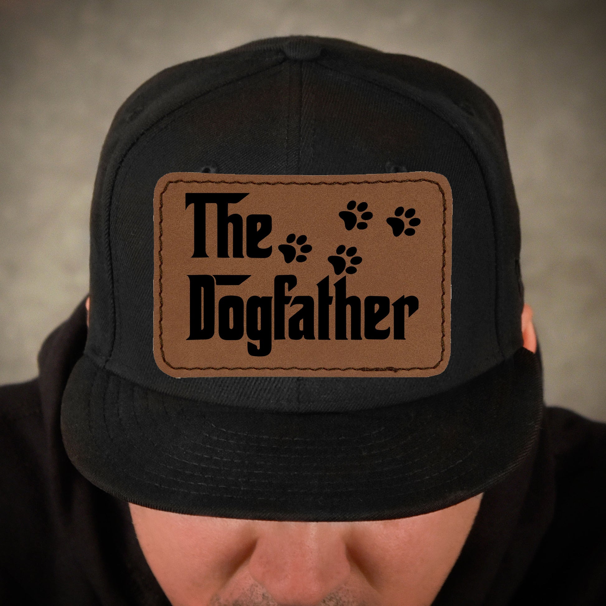 dog dad Dogfather Mens snapback hat
