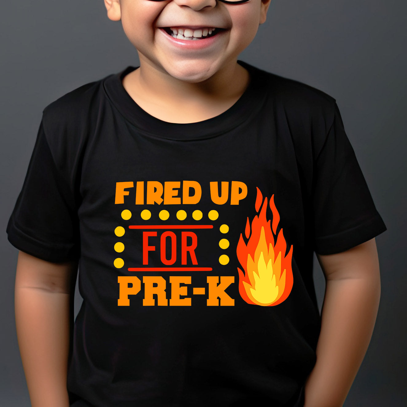 Back to School Fired Up Pre-K Shirt