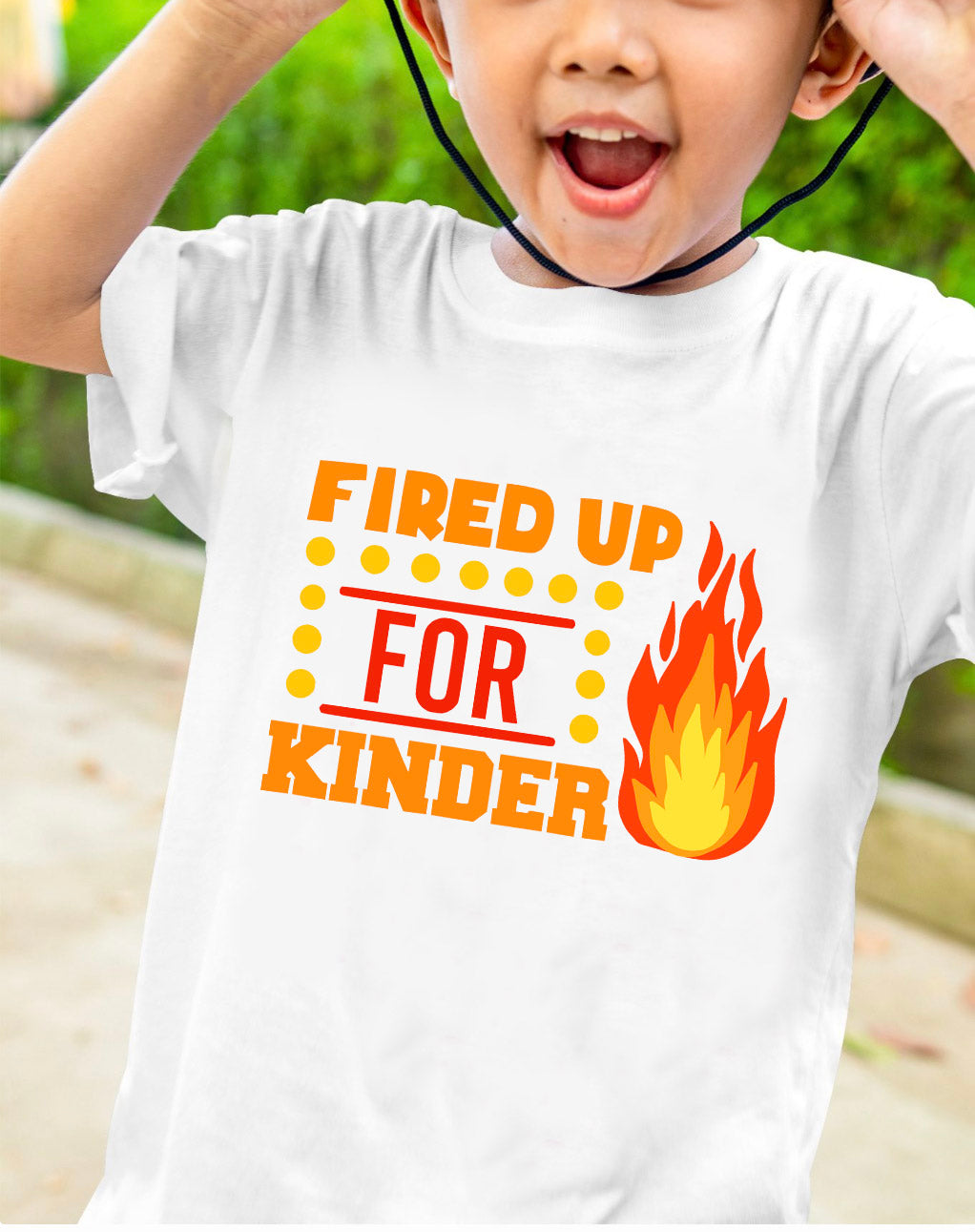 Back to School Fired Up Kinder Shirt