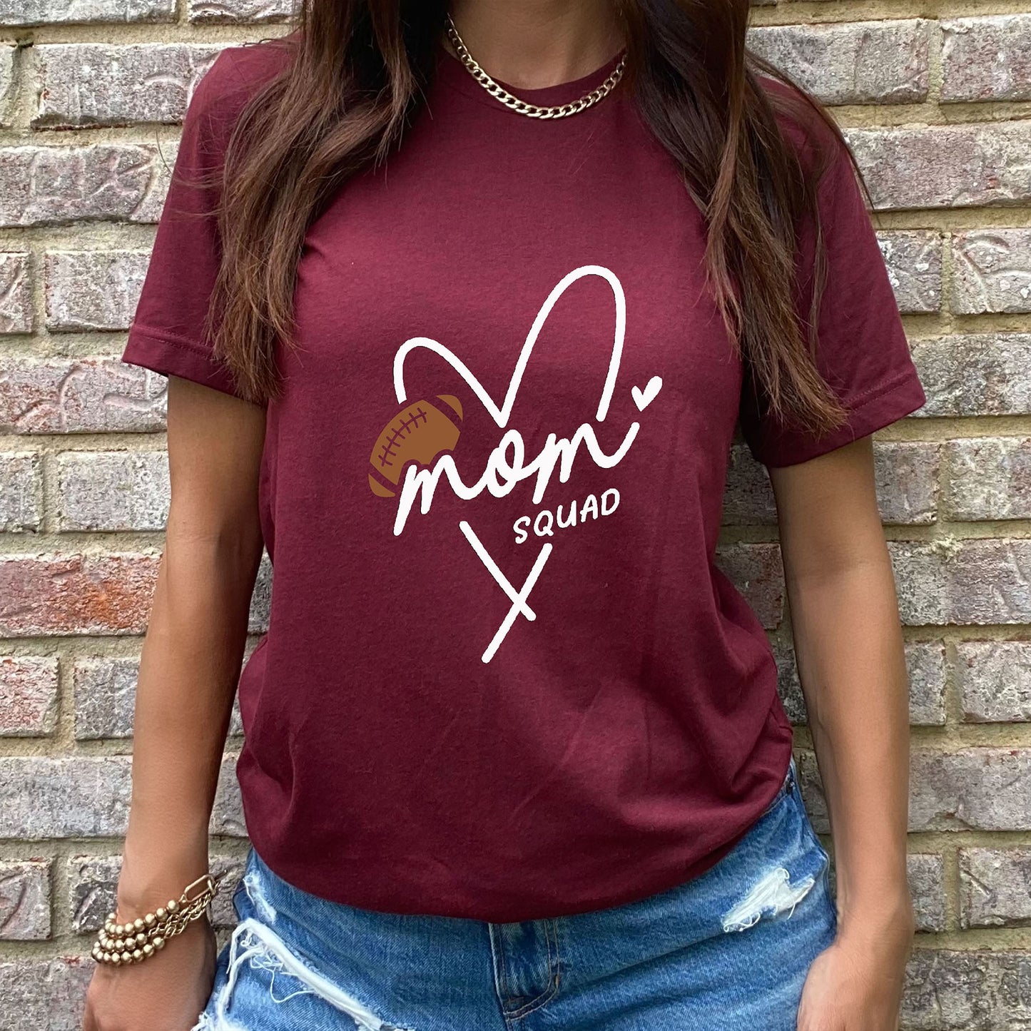 Football Mom Squad T-Shirt, Sweatshirt, or Hoodie