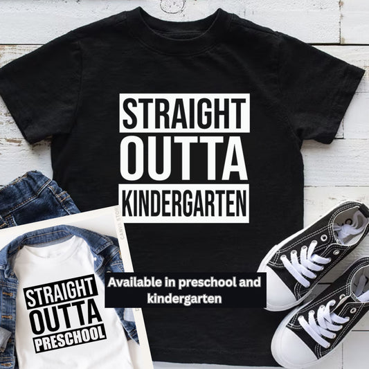 Kids Straight Outta Grad Shirt