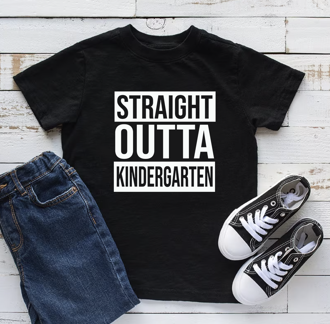 Kids Straight Outta Grad Shirt