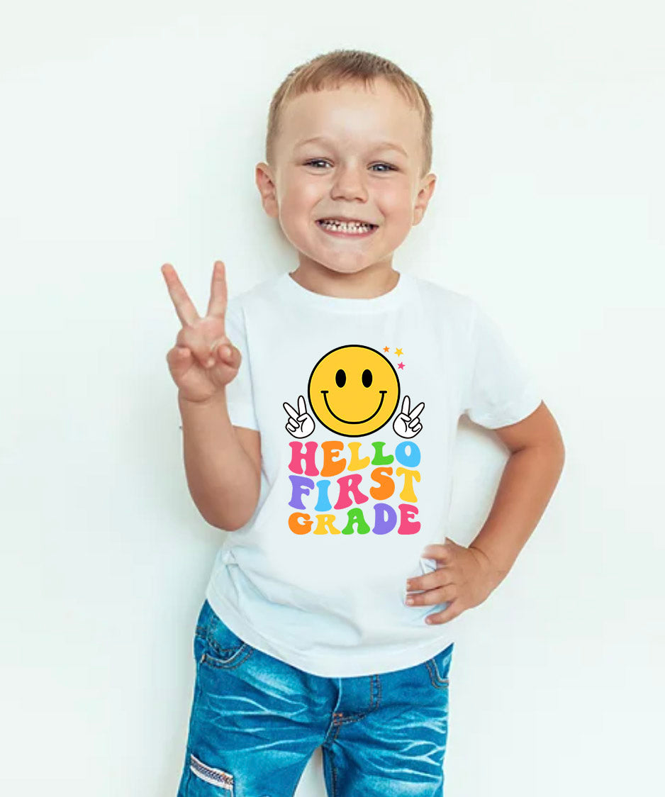 Back to School Peace Wave Tee