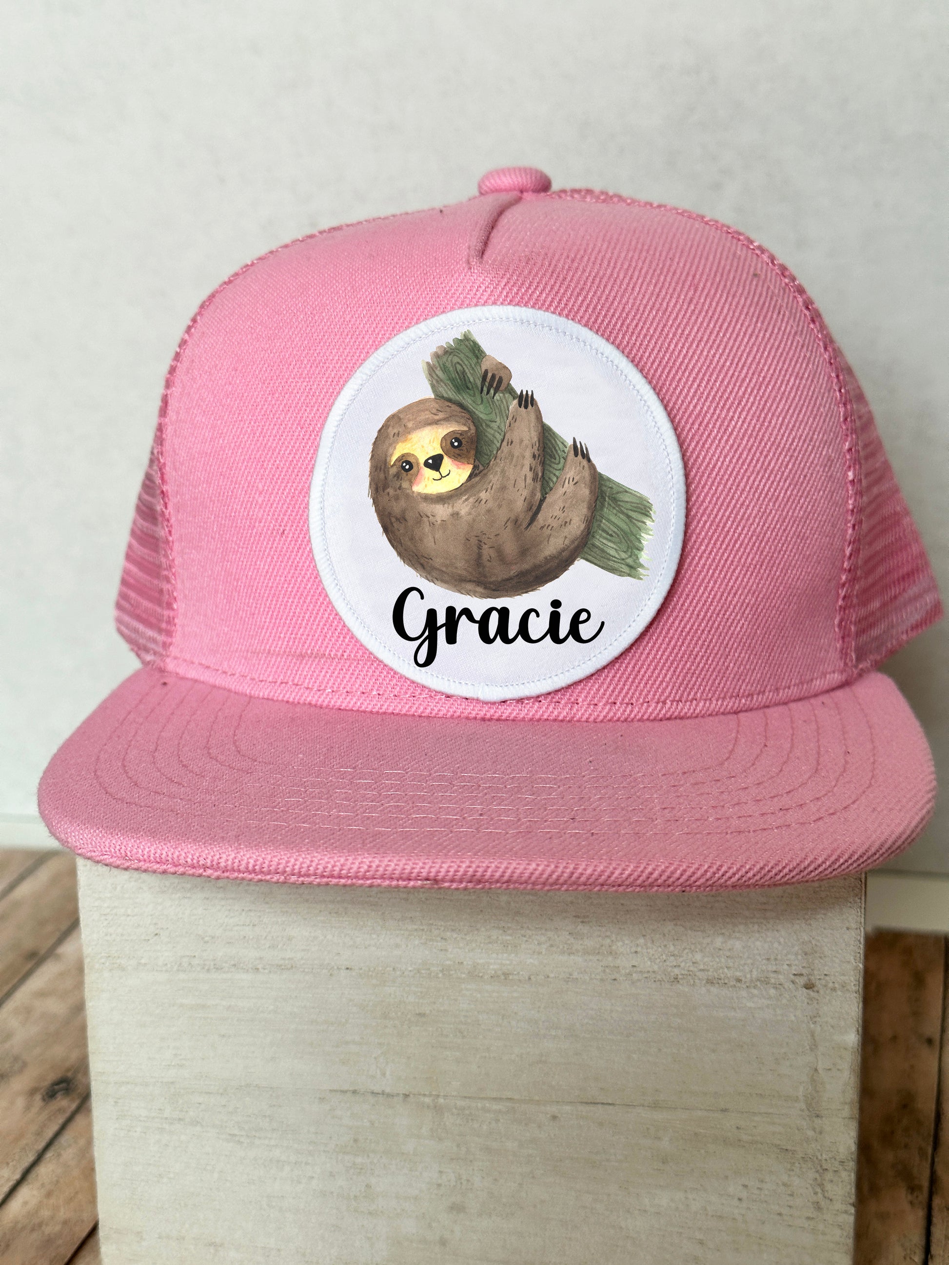 Child Custom Name Color Patch Hat- Child's Snapback Hat
