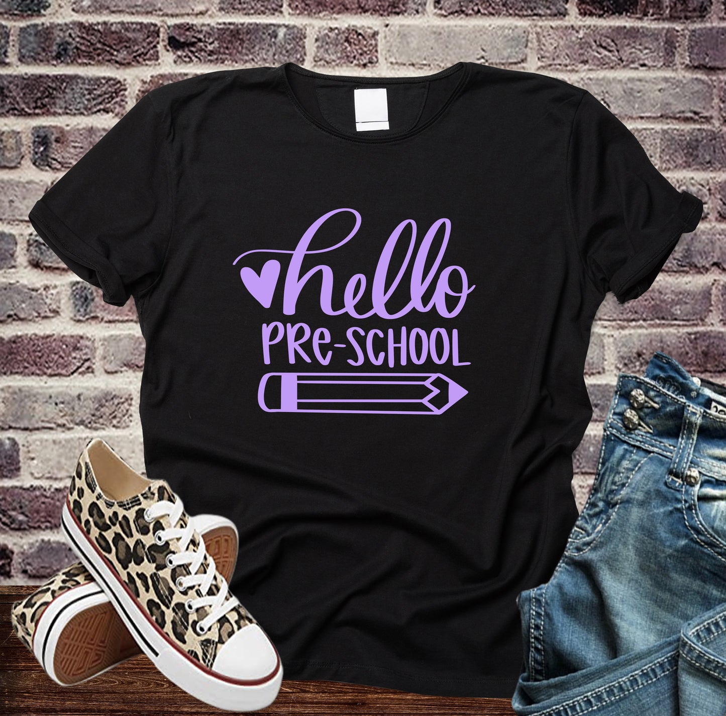 Back to School Simple Pencil Tee