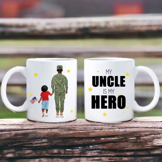 custom army hero mug military