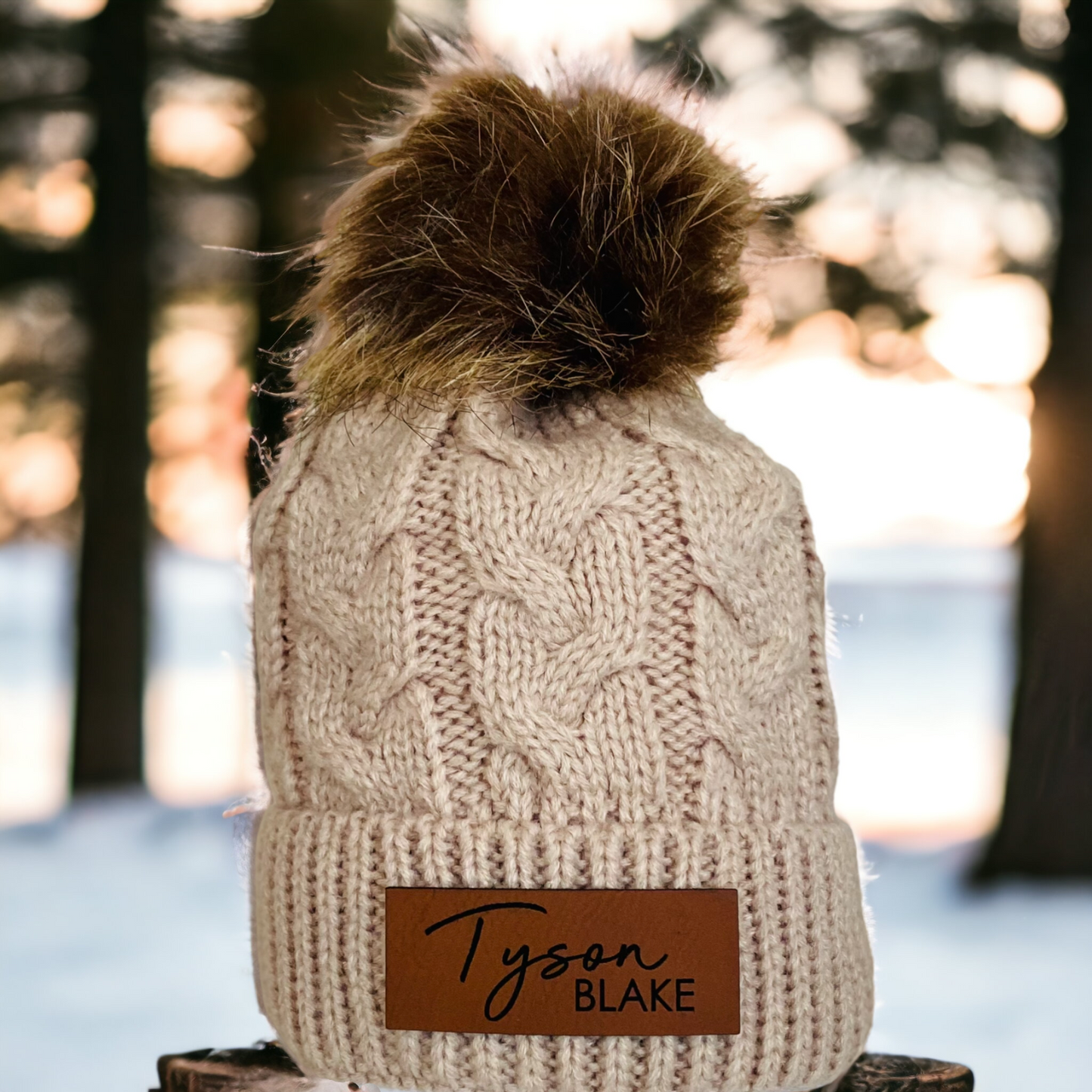 Infant and Toddler Pom Pom Beanies