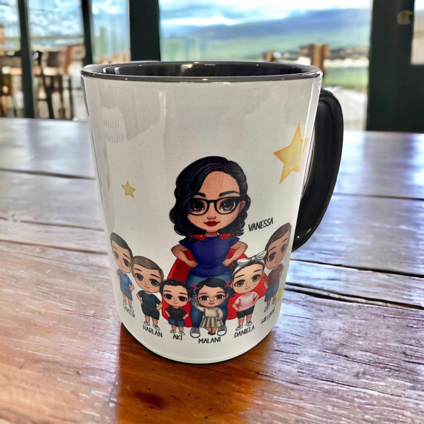 Teacher Superhero custom mug