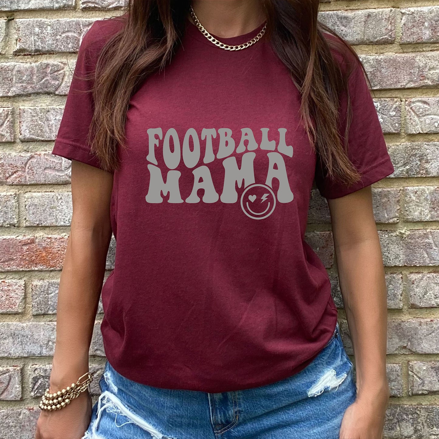 Football Mom Retro Wave T-Shirt, Sweatshirt, or Hoodie