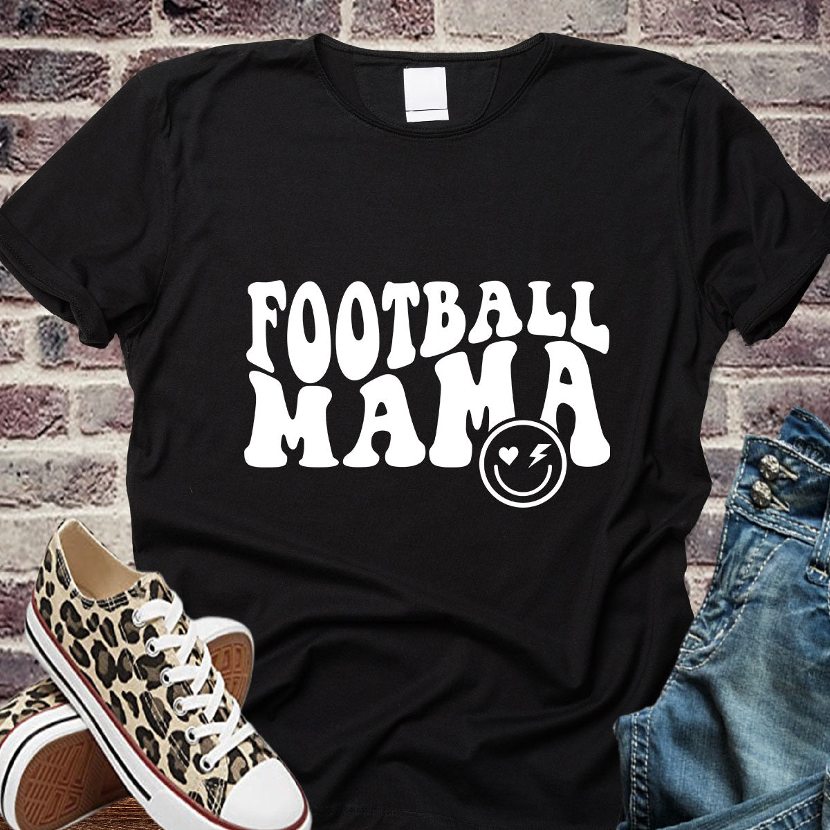 Football Mom Retro Wave T-Shirt, Sweatshirt, or Hoodie