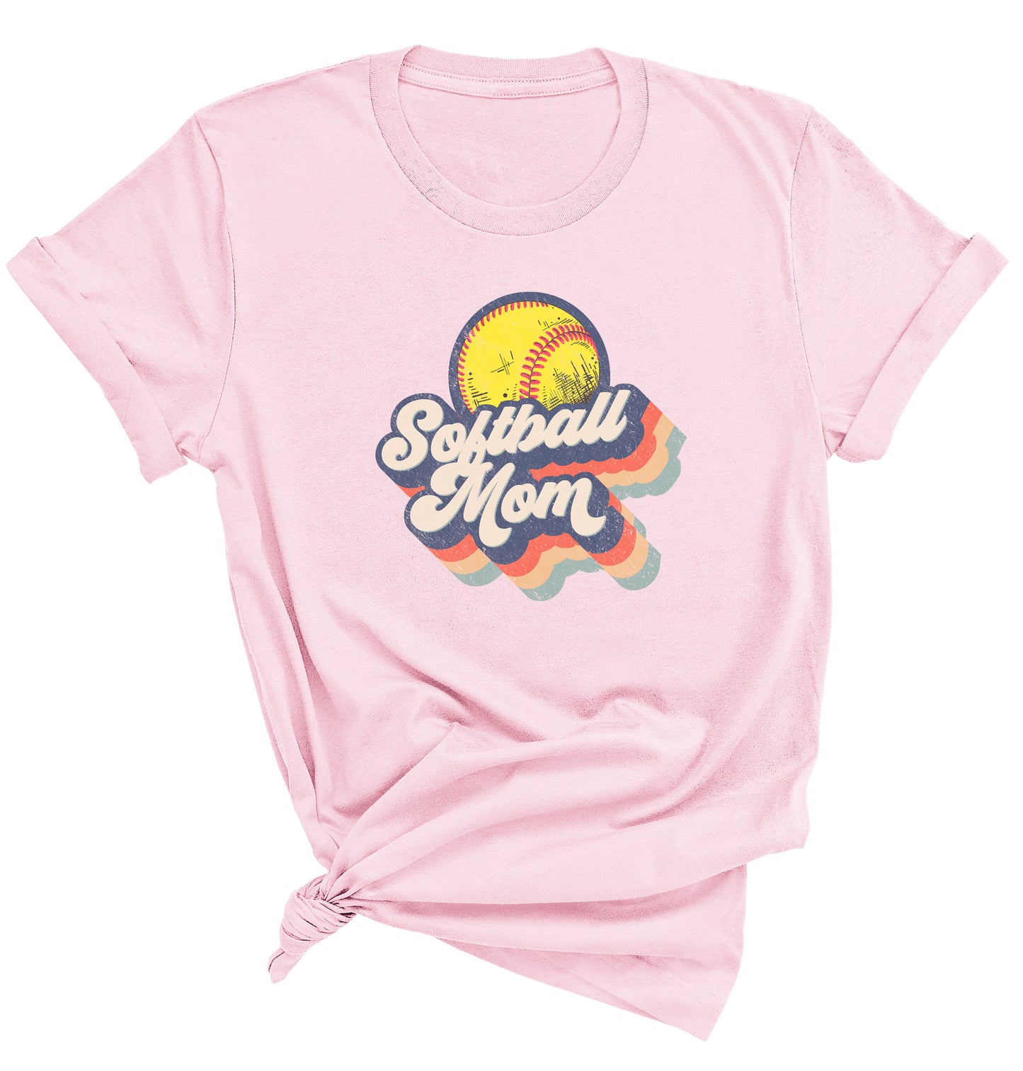 Retro Softball Mom Tee