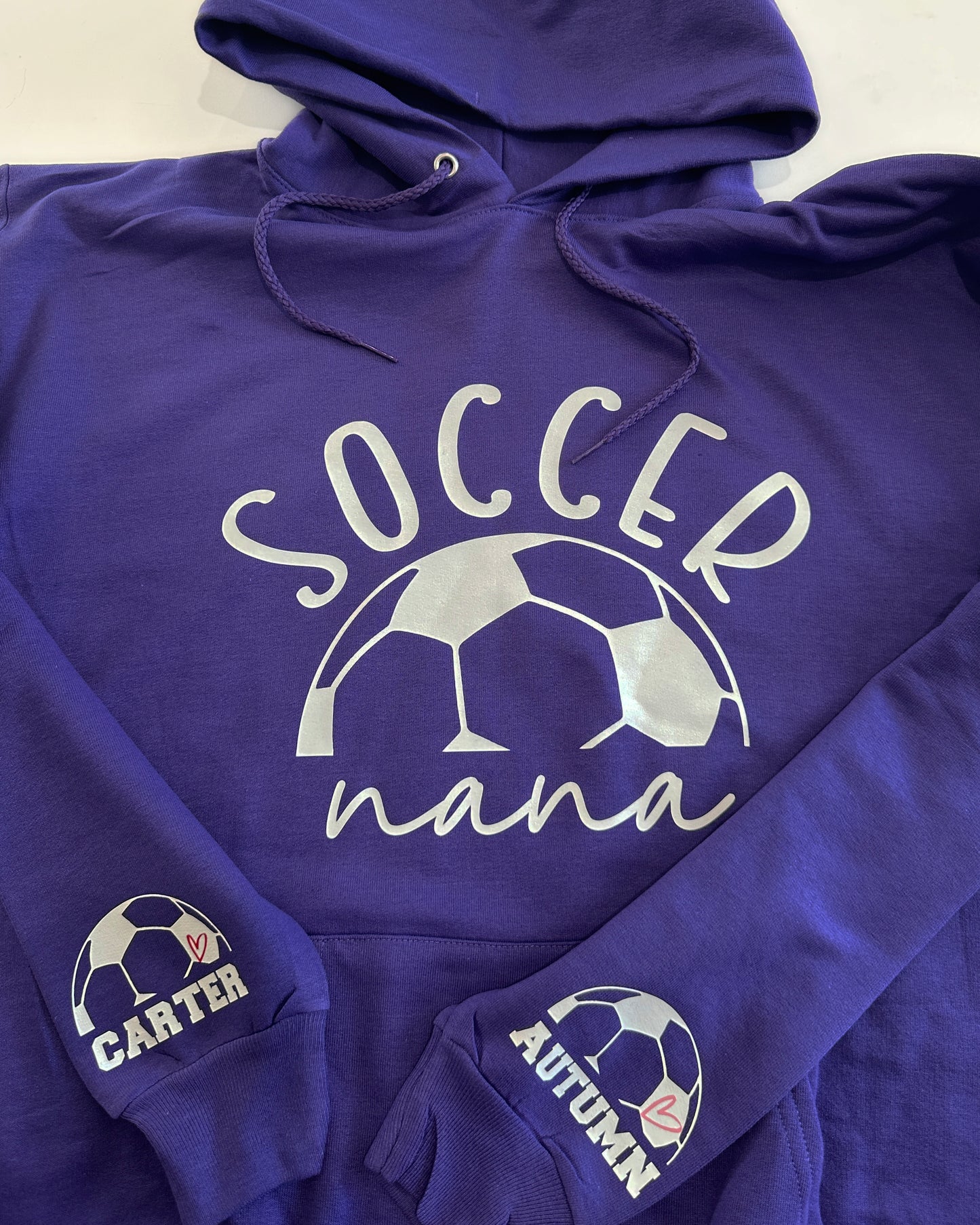 Soccer Mom Name on Sleeve