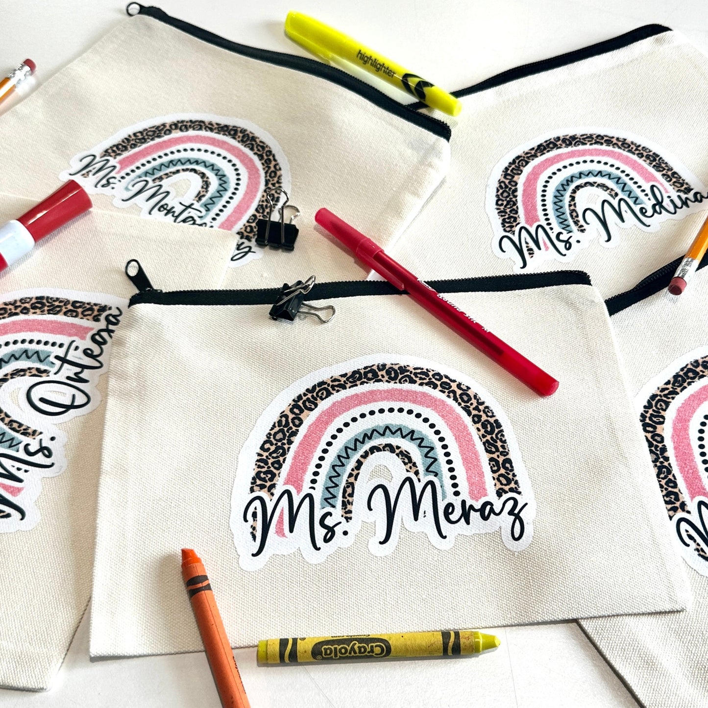 Teacher Pencil Bags- Supply Bag for Teacher