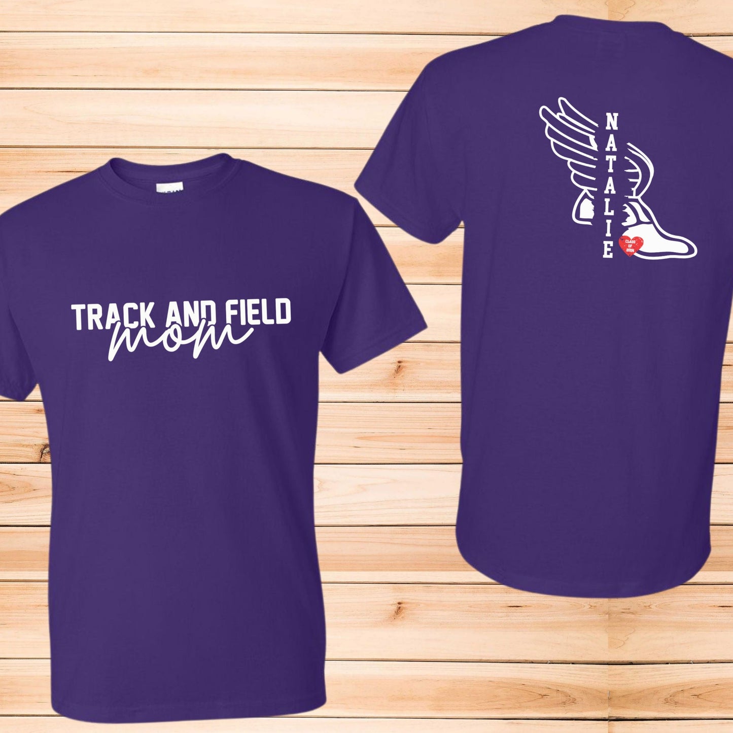 Track Mom Double Sided T-Shirt, Sweatshirt, or Hoodie